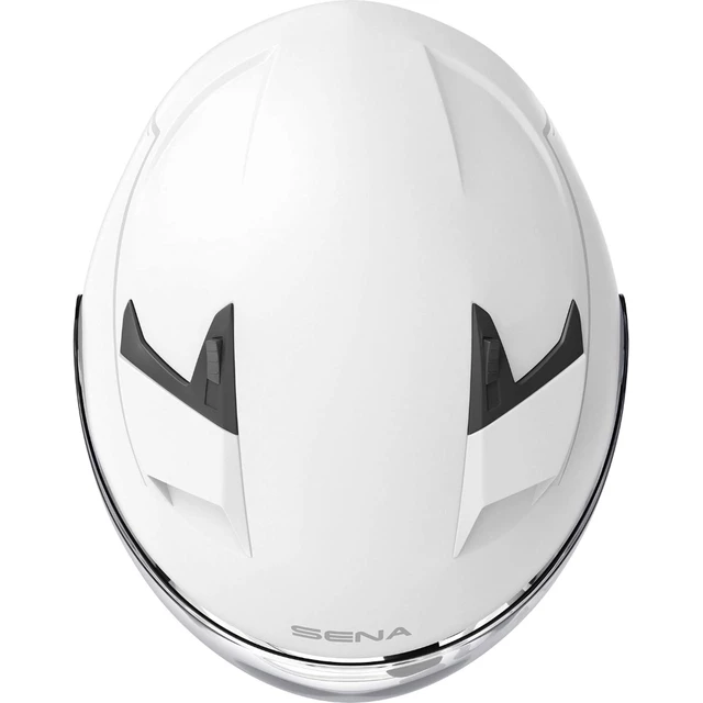 Motorcycle Helmet SENA Outstar w/ Integrated Headset - White Glossy