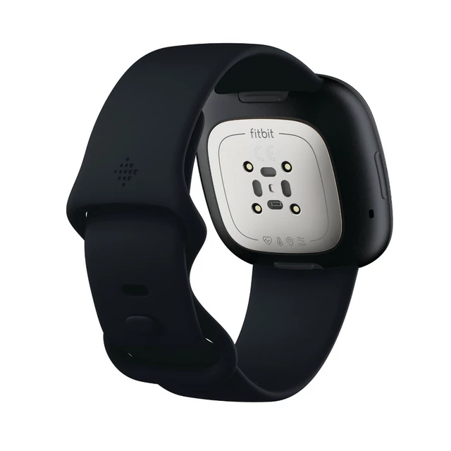 Okosóra Fitbit Sense Carbon/Graphite Stainless Steel