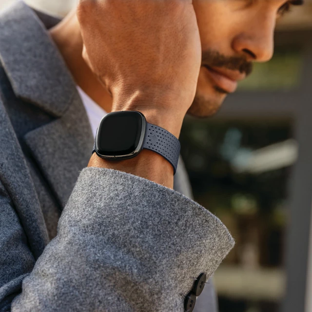 Chytré hodinky Fitbit Sense Carbon/Graphite Stainless Steel - 2.jakost