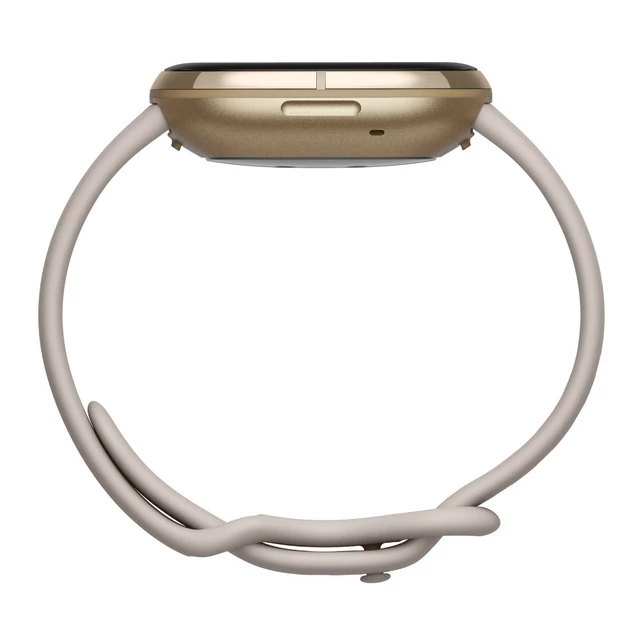 Chytré hodinky Fitbit Sense White/Soft Gold Stainless Steel - 2.jakost