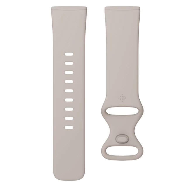 Chytré hodinky Fitbit Sense White/Soft Gold Stainless Steel