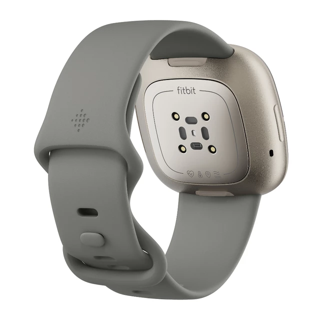 Chytré hodinky Fitbit Sense Sage Grey/Silver Stainless Steel