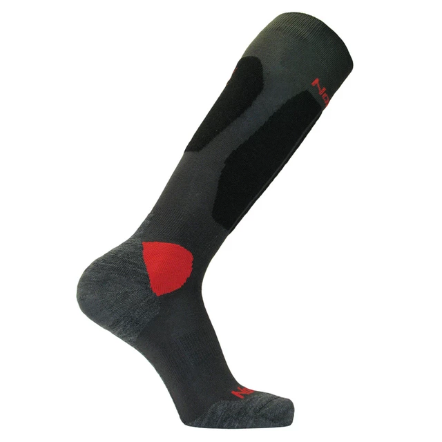Knee socks Northman Ski Light - Grey-Black - Grey-Black