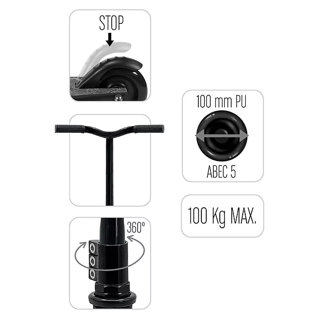 Freestyle koloběžka Skids Control Carbon