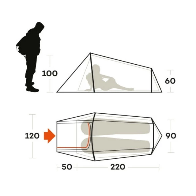 Namiot dwuosobowy FERRINO Sling 2 SS23
