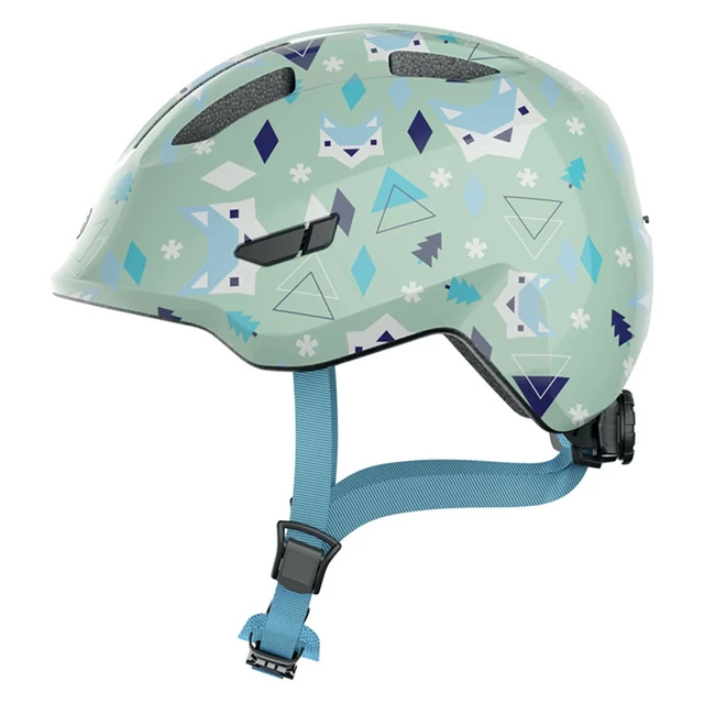 Children’s Bike Helmet Abus Smiley 3.0 - Rose Princess - Green Nordic