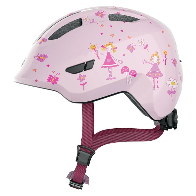 Children’s Bike Helmet Abus Smiley 3.0 - Blue Whale - Rose Princess