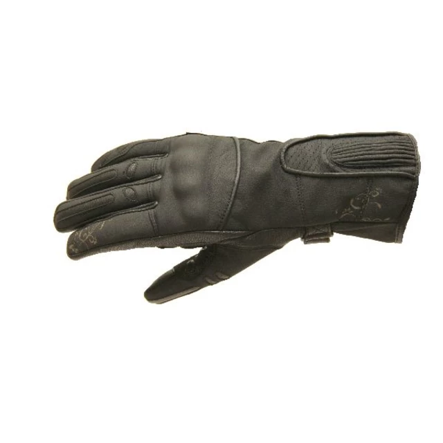 Women's Motorcycle Gloves Spark Lady Nella - White - Black