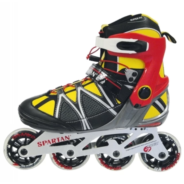 Kolieskové korčule Spartan Soft Max - červená - červená