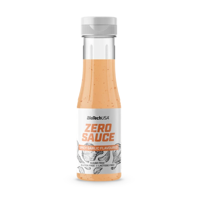 Biotech Zero Sauce 350ml Fűszeres Fokhagyma