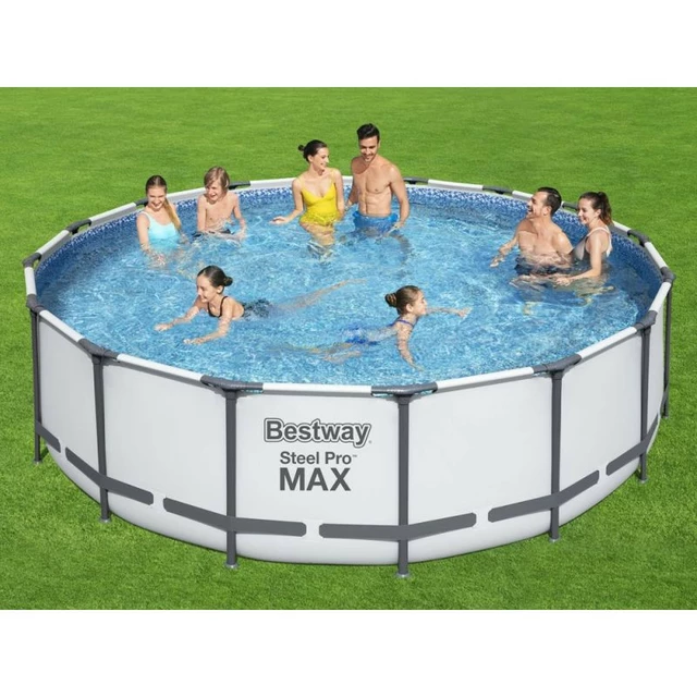 Outdoor Pool Bestway Steel Pro Max 488 x 122 cm with Filter