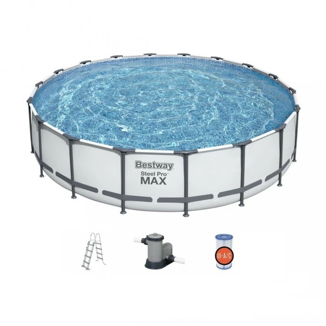 Bestway Steel Pro Max 549 x 122 cm Pool mit Filtration