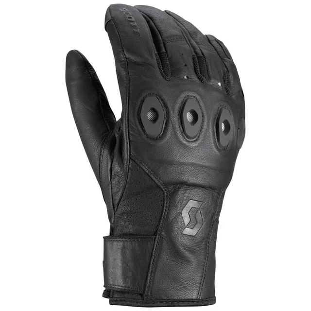Moto Gloves SCOTT Summer DP Black MXVII - Black - Black