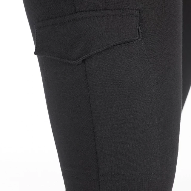 Long Women’s Motorcycle Leggings Oxford Super Cargo Black