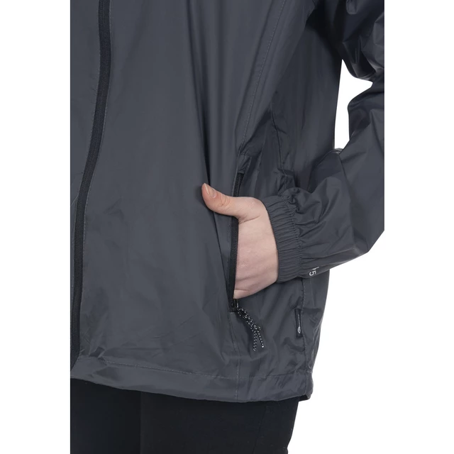 Unisex skladacia bunda Trespass Qikpac Jacket - Black