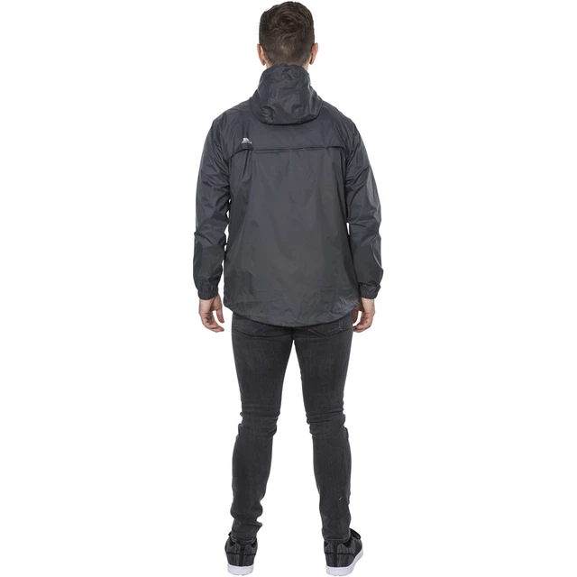 Unisex skladacia bunda Trespass Qikpac Jacket - Black