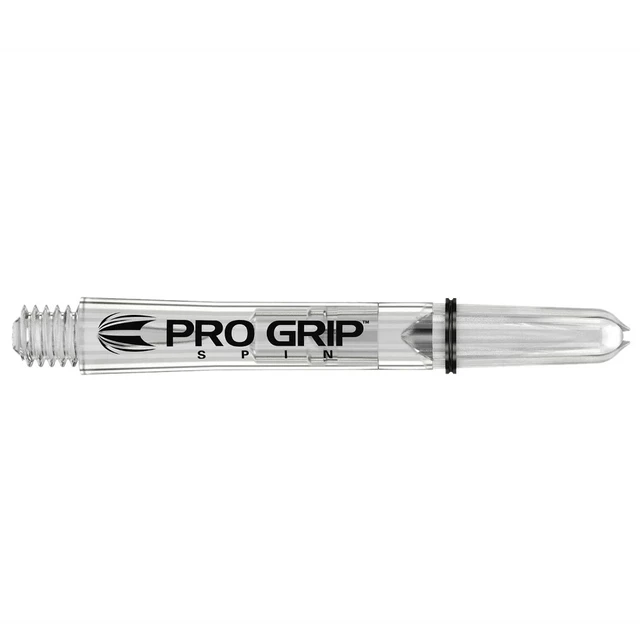 Dart Shafts Target Pro Grip Spin Clear Intermediate – 3 x 3-Pack