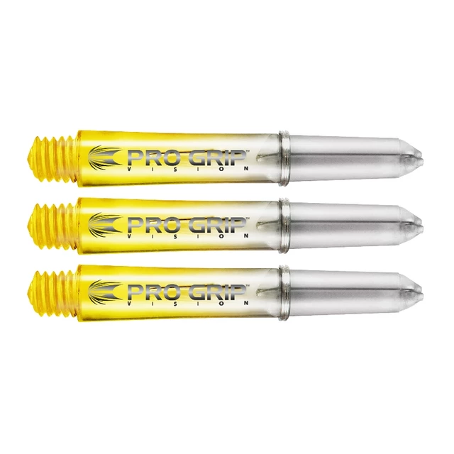 Dart Shaft Target Pro Grip Vision Yellow Short – 3-Pack