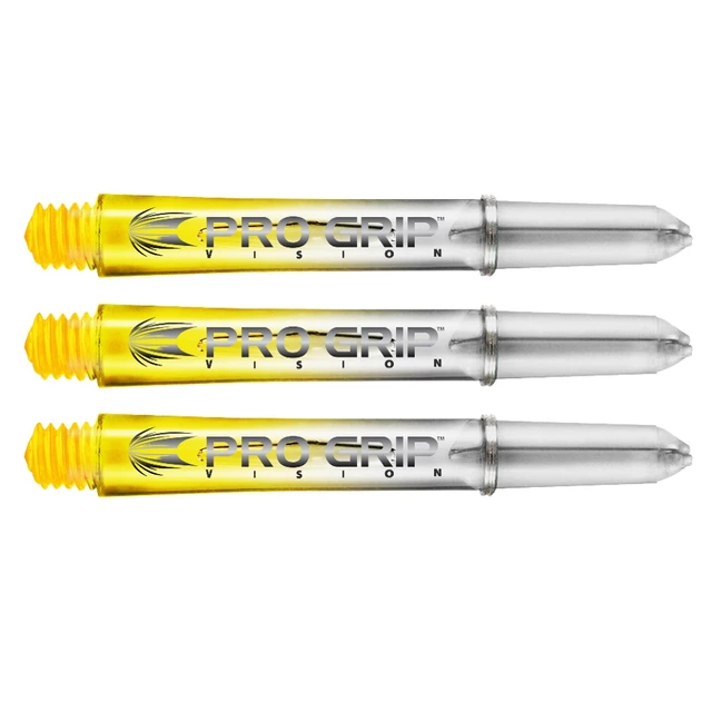 Dart Shaft Target Pro Grip Vision Yellow Intermediate – 3-Pack