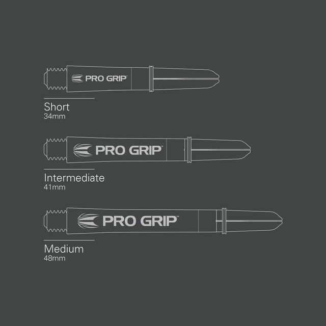 Nasadki do lotek Target Pro Grip Vision Red Intermediate 3 sztuki