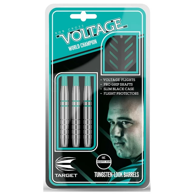 Šipky Target Rob Cross Silver Voltage Soft 3ks