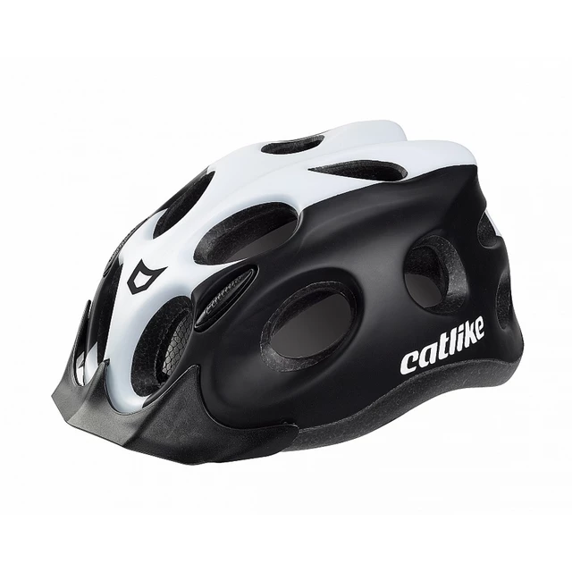 Bicycle Helmet CATLIKE Tiko - Black-Green - Black-White