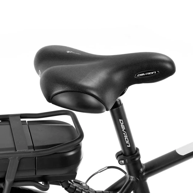 Elektryczny rower trekkingowy Devron 28123 - model 2016 - Czarna pasja