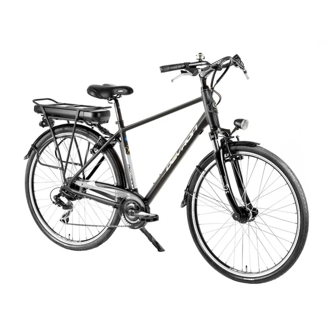 Elektryczny rower trekkingowy Devron 28123 - model 2016 - Czarna pasja - Czarna pasja