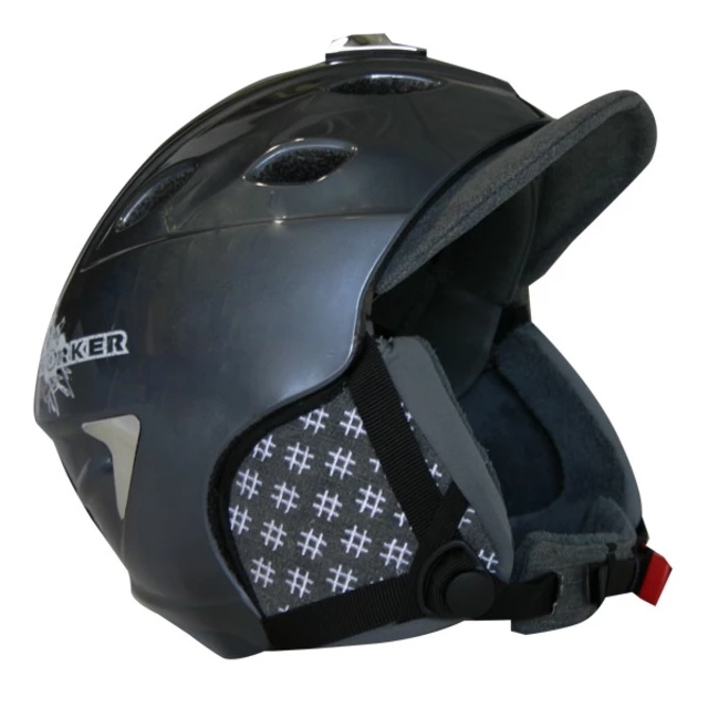 Kask narciarski WORKER Trentino - Biała z  logo