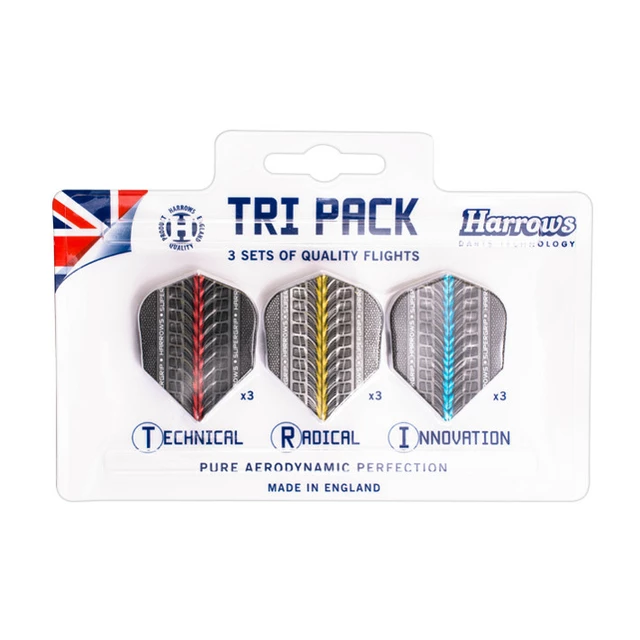 Dart Flights Harrows Supergrip Tri Pack