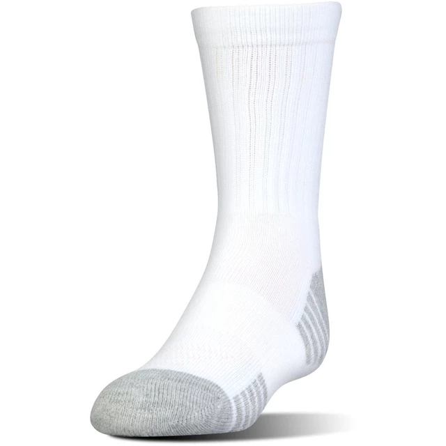 Pánske ponožky Under Armour HeatGear Tech Crew 3 páry - White