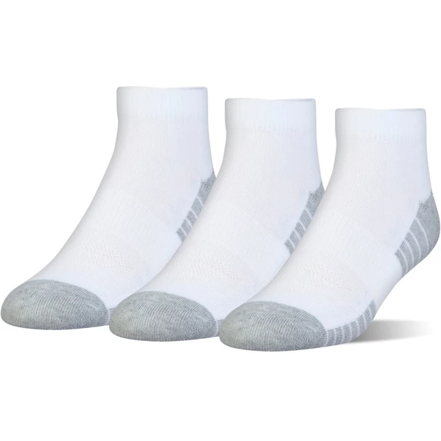 Pánske ponožky Under Armour HeatGear Tech Locut 3 páry - XL (46-50,5) - White