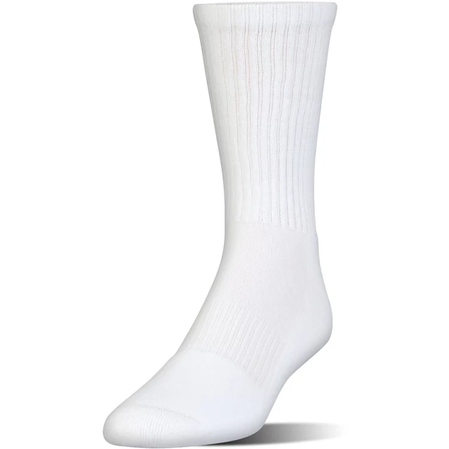 Pánské ponožky Under Armour Charged Cotton 2.0 Crew 6 párů - White