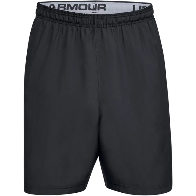 Men’s Shorts Under Armour Woven Graphic Wordmark - Royal/Steel - Black