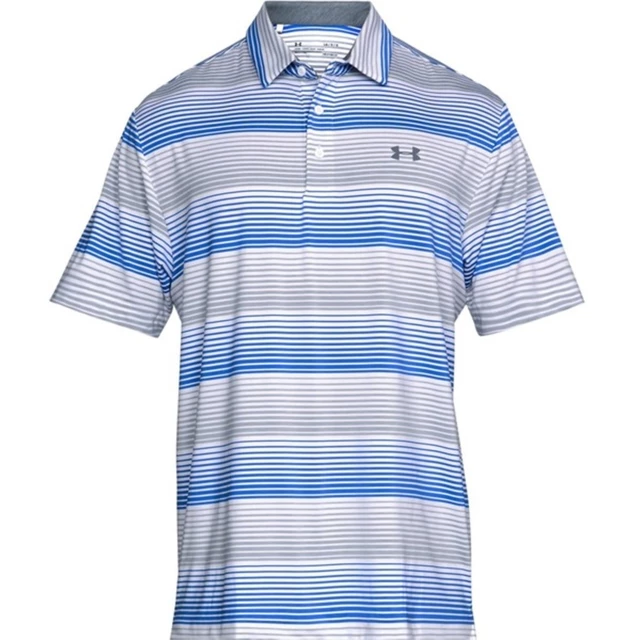 Pánske tričko Under Armour Playoff Polo - Techno Teal / Techno Teal / Rhino Gray