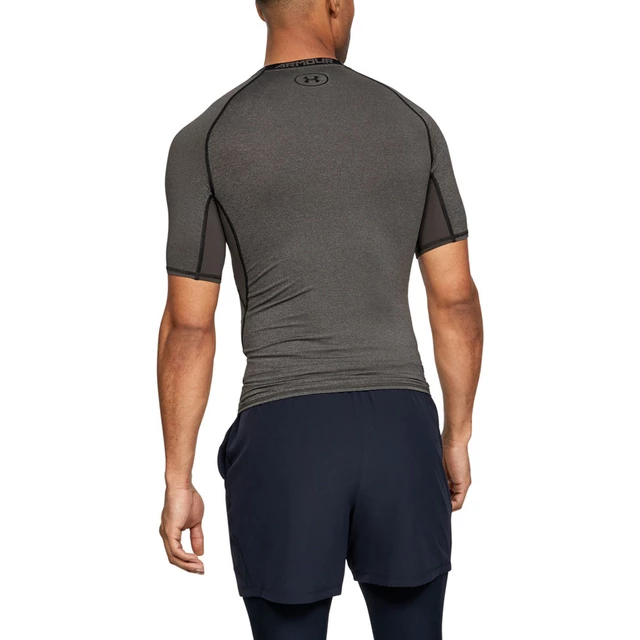 Men’s Compression T-Shirt Under Armour HG Armour SS - Tolopea/Navy Blue