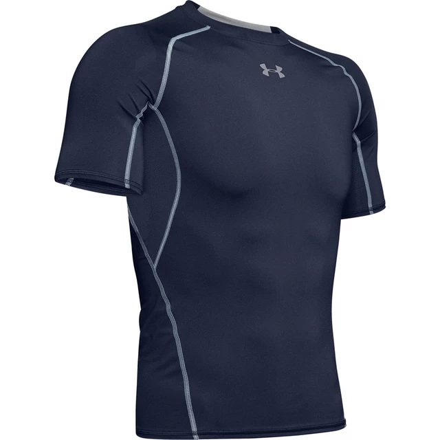 Men’s Compression T-Shirt Under Armour HG Armour SS - Tolopea/Navy Blue