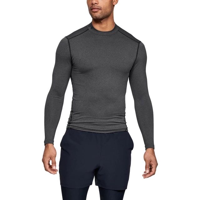 Men’s Compression T-Shirt Under Amour ColdGear Mock - Black