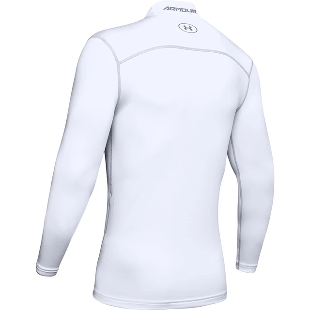 Men’s Compression T-Shirt Under Amour ColdGear Mock - Carbon Heather