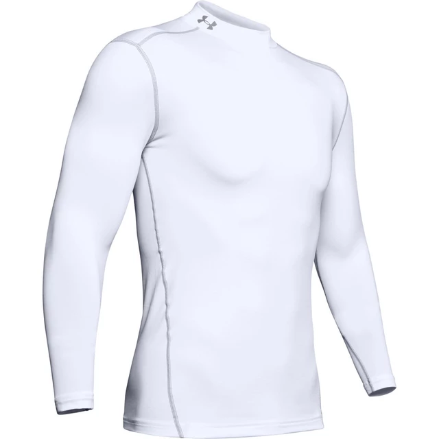 Men’s Compression T-Shirt Under Amour ColdGear Mock - White