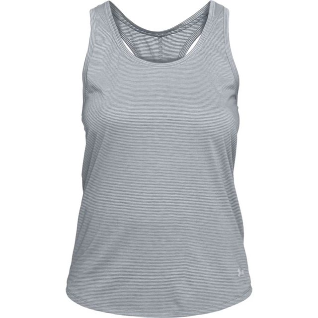 Dámské funkční tílko Under Armour Threadborne Streaker Tank - Steel Light Heather