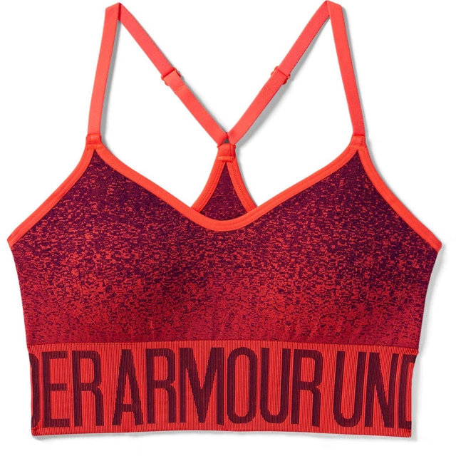 Dámska podprsenka Under Armour Seamless Ombre Novelty - Neon Coral