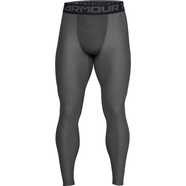 Men’s Compression Leggings Under Armour HG Armour 2.0 - Black - Carbon Heather