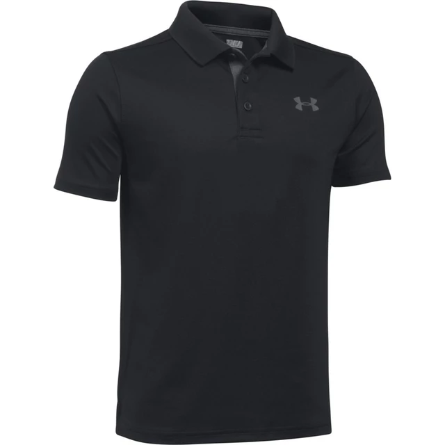 Detské tričko Under Armour Performance Polo - Canoe Blue - Black