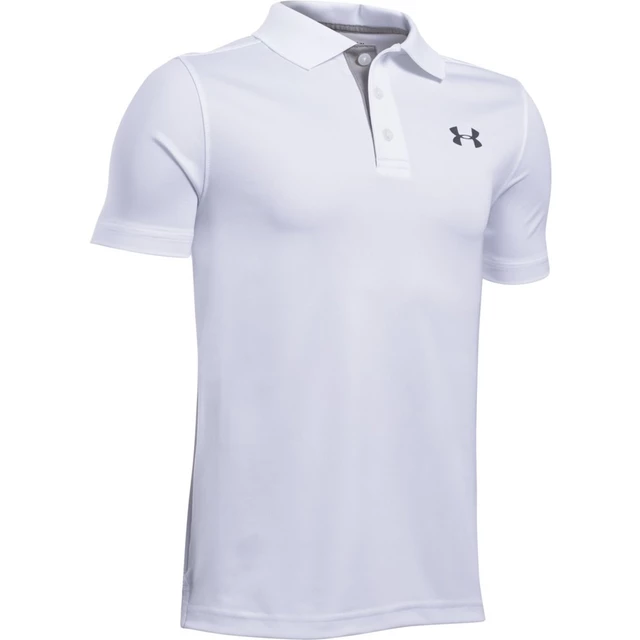 Detské tričko Under Armour Performance Polo - YM - White