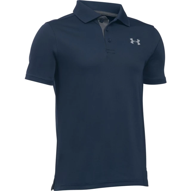 Detské tričko Under Armour Performance Polo - Canoe Blue - Academy