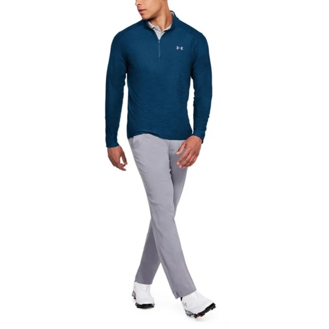 Pánske tričko Under Armour Playoff 1/4 Zip - Mediterranean