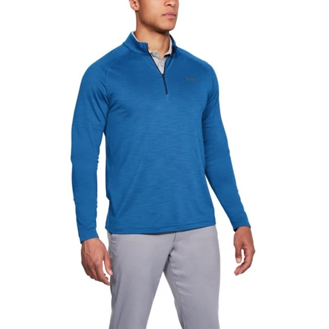 Pánske tričko Under Armour Playoff 1/4 Zip - Royal / Academy / Academy