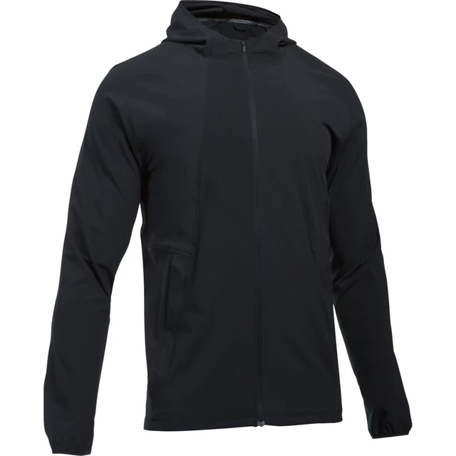 Pánska bežecká bunda Under Armour Outrun The Storm Jacket - XL - Black