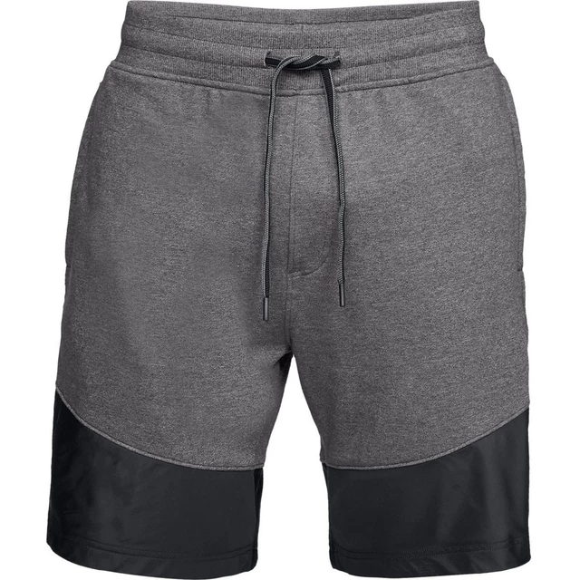 Pánske kraťasy Under Armour Threadborne Terry Short - Black/Black